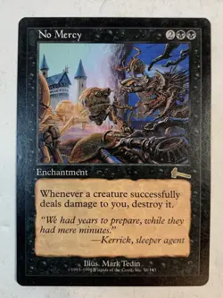 No Mercy Urza's Legacy LP Black Rare 1999 MAGIC GATHERING CARDS X2 🔥! - Image 3