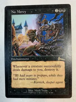 No Mercy Urza's Legacy LP Black Rare 1999 MAGIC GATHERING CARDS X2 🔥! - Image 4