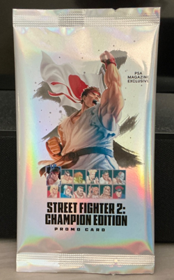 Street Fighter 2: Champion Edition Promo Card Pack PSA Magazine Exclusive Sealed - Image 1