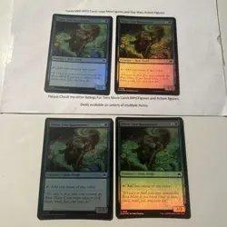 Three Tree Rootweaver Foil Bloomburrow Magic MTG Playset (x4) 0198 - Image 1