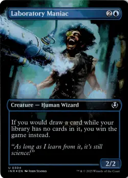 Laboratory Maniac (Borderless) FOIL 304 INR Innistrad Remastered NM - Image 1