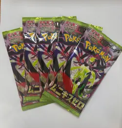 Munikis Nihil Zero Booster Pack POKEMON TCG JAPANESE M3 Mega 5 Packs - Image 1