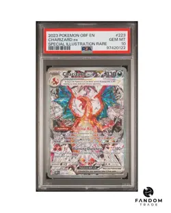 PSA 10 GEM MT Charizard ex SIR 223/197 Pokemon Obsidian Flames - Image 1