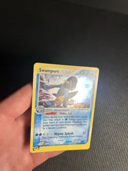 Pokemon TCG Swampert 13/109 Ruby and Sapphire Holo MP - Image 5