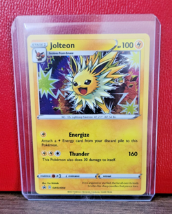Jolteon Holo Pokemon TCG Sword & Shield Black Star Promo SWSH094 - Image 1