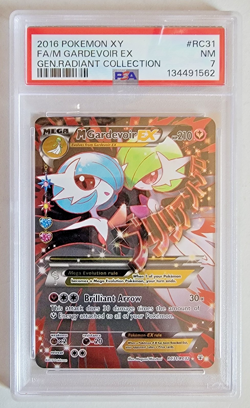 2016 POKEMON XY GENERATIONS RADIANT COLL #RC31 FULL ART/M GARDEVOIR EX PSA 7 NM - Image 1