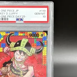 PSA 10 Luffy P-110 Premium Card Collection ONE PIECE DAY 25 Japanese 2025 - Image 4