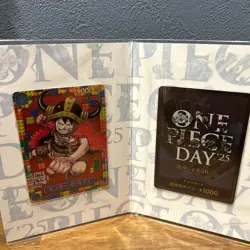 ONE PIECE Premium Card Collection ONE PIECE DAY 25 Japanese Luffy P-110 2025 - Image 5
