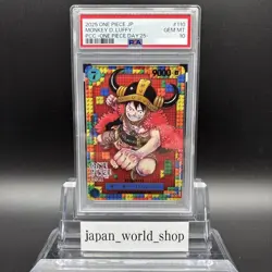PSA 10 Luffy P-110 Premium Card Collection ONE PIECE DAY 25 Japanese 2025 - Image 1