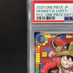 PSA 10 Luffy P-110 Premium Card Collection ONE PIECE DAY 25 Japanese 2025 - Image 2