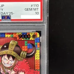 PSA 10 Luffy P-110 Premium Card Collection ONE PIECE DAY 25 Japanese 2025 - Image 3