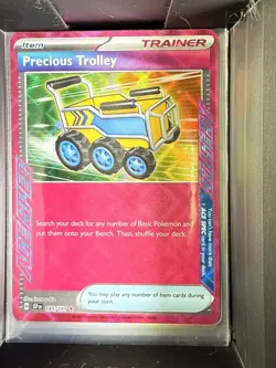 Pokemon TCG - Precious Trolley ACE SPEC Rare SV08: Surging Sparks 185/191 NM - Image 1
