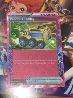 Precious Trolley 185/191 Pokemon Card Surging Sparks NM Ace Spec - Image 1