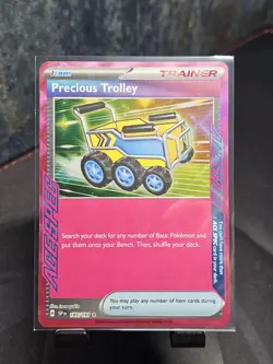 Pokemon TCG S&V Surging Sparks Set: Precious Trolley 185/191 Ace Spec Card - NM - Image 1