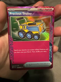 Pokemon Card Precious Trolley 185/191 Surging Sparks Ace Spec Rare NM - Image 2