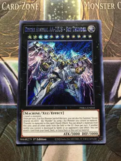 DIVINE ARSENAL AA-ZEUS - SKY THUNDER * 1ST EDITION SECRET RARE PHRA-EN045 YUGIOH - Image 1