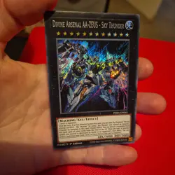 YUGIOH Secret Rare Divine Arsenal AA-ZEUS - Sky Thunder PHRA-EN045 1st Edition - Image 2