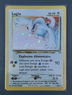 Pokemon card Lugia 9/111 Neo Genesis 2001 Holo-french-Rare-Excellent/Near Mint - Image 1