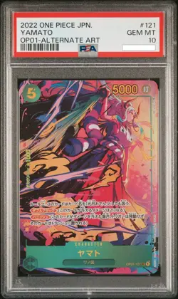 Alternate Art Yamato One Piece 2022 Romance Dawn Japanese OP01-121 SEC PSA 10 - Image 1
