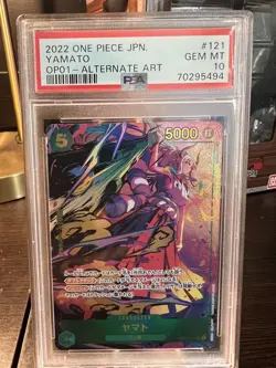 Alternate Art Yamato One Piece 2022 Romance Dawn Japanese OP01-121 SEC PSA 10 - Image 1