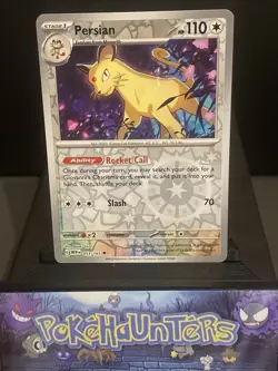Pokemon Card Persian 053/165 Scarlet & Violet 151 Reverse Holo Near Mint - Image 1