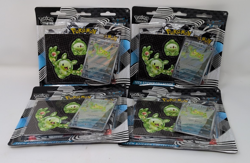 (4) Pokemon TCG Scarlet Violet Black Bolt Tech Sticker Collection 3-Pack - Image 1