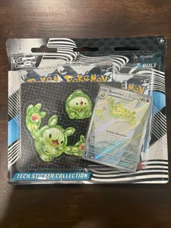 Pokemon Black Bolt Tech Sticker Collection Pack - Reuniclus - New, Sealed - Image 1