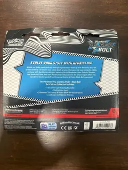 Pokemon Black Bolt Tech Sticker Collection Pack - Reuniclus - New, Sealed - Image 2