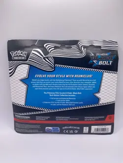 Pokemon Black Bolt 3-Pack Tech Sticker Collection FACTORY SEALED - Image 2