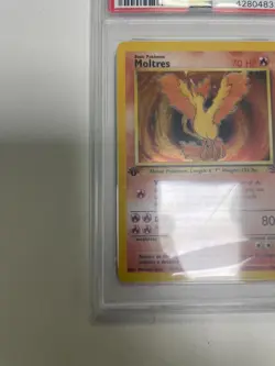 1999 POKEMON FOSSIL MOLTRES - HOLO 1ST EDITION 12/62 MINT PSA 9 WOTC - Image 4
