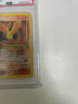 1999 POKEMON FOSSIL MOLTRES - HOLO 1ST EDITION 12/62 MINT PSA 9 WOTC - Image 5