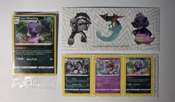 Pokemon Sealed Knock Out Galarian Slowking Obstagoon Dragapult Cosmo Holo Promos - Image 1