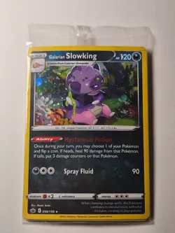 Galarian Slowking (Cosmos Holo) 098/198 SEALED PROMO Pokemon Card - Image 1