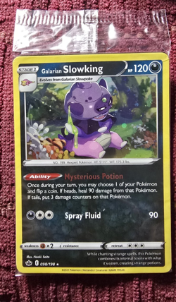 Galarian Slowking (098/198) Sealed Knockout Collection Cosmos Promo Pokemon Card - Image 1