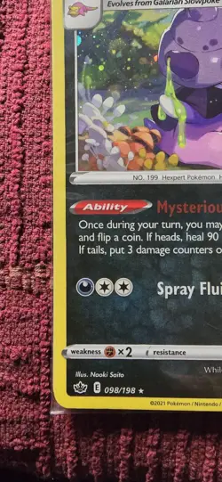 Galarian Slowking (098/198) Sealed Knockout Collection Cosmos Promo Pokemon Card - Image 5