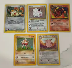 Vintage Pokemon Card Lot WOTC Base Jungle Fossil Rocket Charmander Snorlax (20) - Image 1