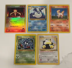 Vintage Pokemon Card Lot WOTC Base Jungle Fossil Rocket Charmander Snorlax (20) - Image 3