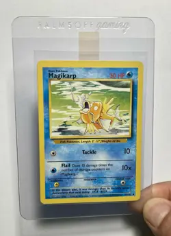 Magikarp 35/102 (MP) Uncommon Base Set Unlimited 1996 WOTC Pokemon Card - Image 3