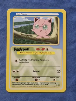 LP Jigglypuff Funskool 2004 Vintage India Pokemon Card RARE HTF - Image 1