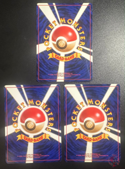 TRIS: Bulbasaur, Charmander & Squirtle | Base Set 1996 - Japanese Pokemon Cards - Image 2