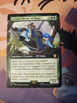 Arwen, Weaver of Hope NM/M LOTR Lord of the Rings Commander MTG - Image 1