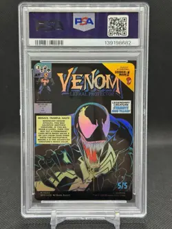 2025 MTG MARVEL'S SPIDER-MAN BORDERLESS EDDIE BROCK/VENOM LETHAL PROTECTOR PSA 9 - Image 2