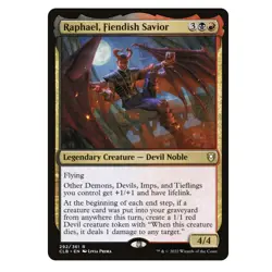 BG3 Raphael, Fiendish Savior MTG Magic Battle for Baldur's Gate Card 292/361 - Image 1