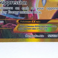 Alakazam EX 125/124 Full Art Secret Rare Fates Collide MP+ Pokemon Card - Image 4