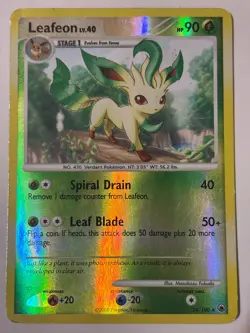 Leafeon Reverse Holo Rare Pokemon Card DP5 Majestic Dawn 24/100 Ungraded LP - Image 1