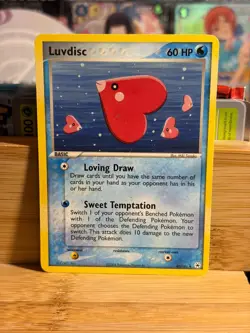 LUVDISC 40/101 EX Hidden Legends Vintage Uncommon Pokemon TCG Moderatley Played - Image 1