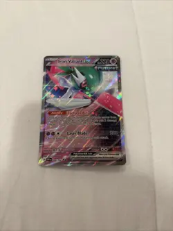 Pokemon TCG Holo Ultra Rare Iron Valiant EX 089/182 - Image 1