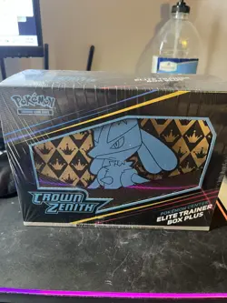 Nintendo Pokemon TCG Crown Zenith Elite Trainer Box Plus - 12 Packs 820650851872 - Image 1