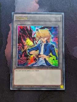 Yugioh - Joey and Red-Eyes Black Dragon Token LDK2-ENT03 - Moderately Played - Image 1