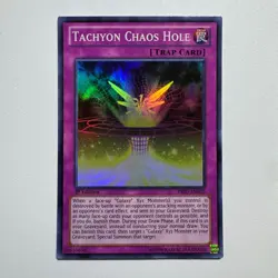 Tachyon Chaos Hole - PRIO-EN070 | 1st Edition Super Rare NM YuGiOh - Image 1